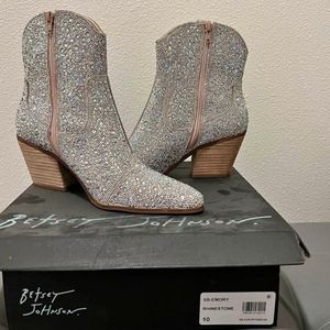 Betsy Johnson Emory Rhinestone Boots